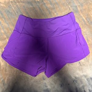 Lululemon Speed up high rise lined short's 2.5 length